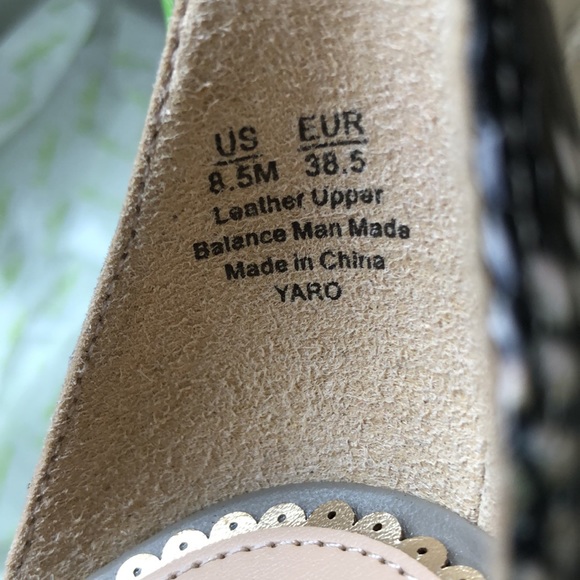 Sam Edelman Yaro Leather Snake print Square heels - Picture 13 of 14